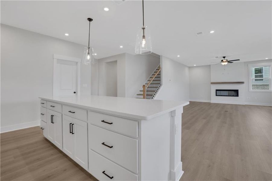 Furnished interior view inside a new home in The Paddocks at Doc Hughes, Buford (Image 16).