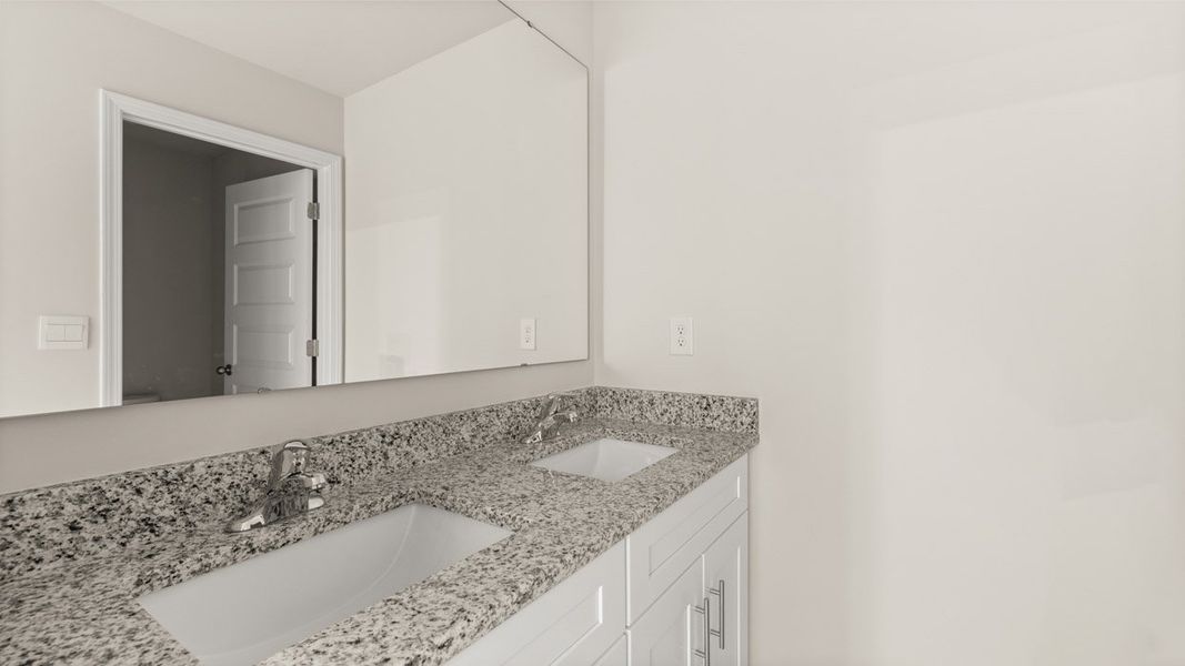 Furnished interior view inside a new home in Southwind Village, Evans (Image 17).