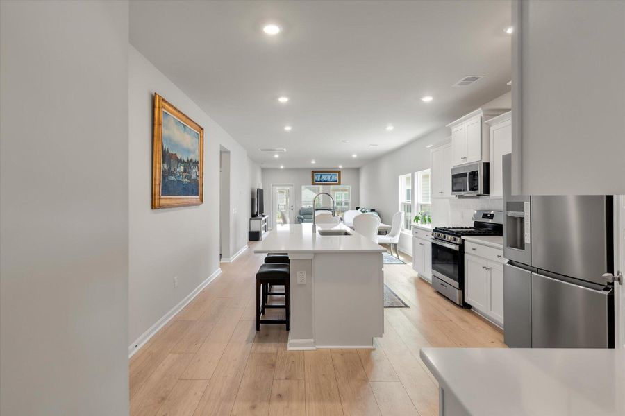 Furnished interior view inside a new home in Horizons at Summers Corner | 55+, Summerville (Image 28).