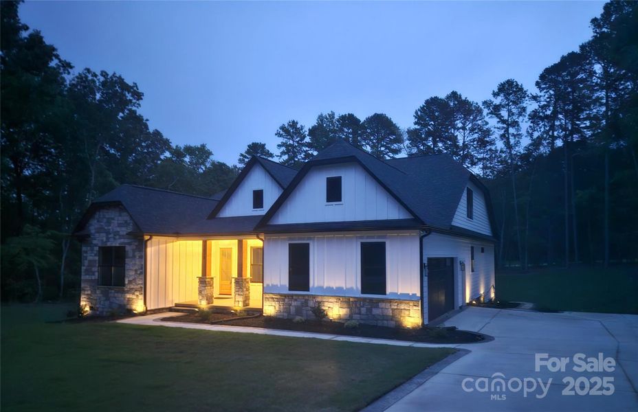 Front exterior of a new home in , China Grove, NC, highlighting curb appeal (Image 19).