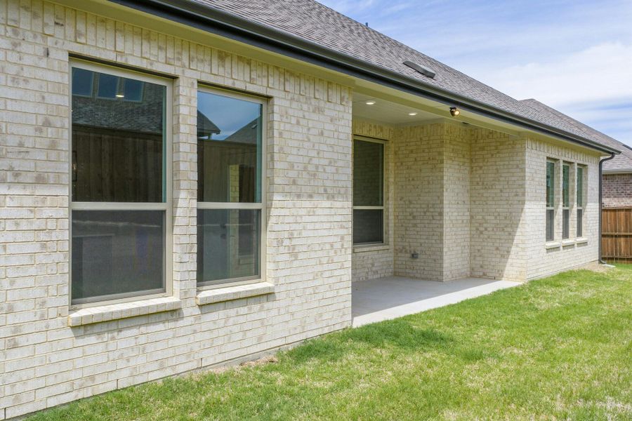 Representative exterior details of a home built from the Bowie by Kindred Homes in Park Trails, Forney (Image 3).