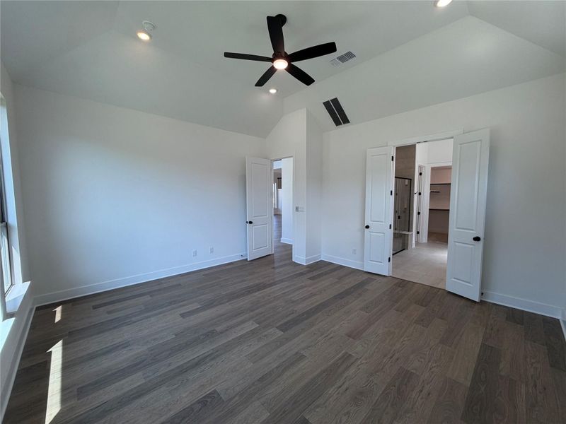 Primary Bedroom with elevated ceiling