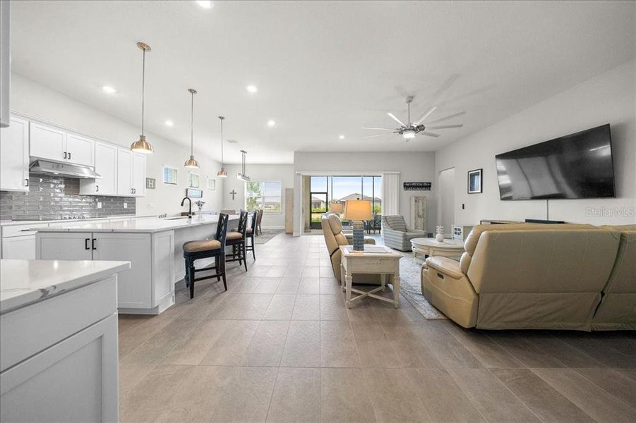 Furnished interior view inside a new home in Del Webb Stone Creek, Ocala (Image 32).