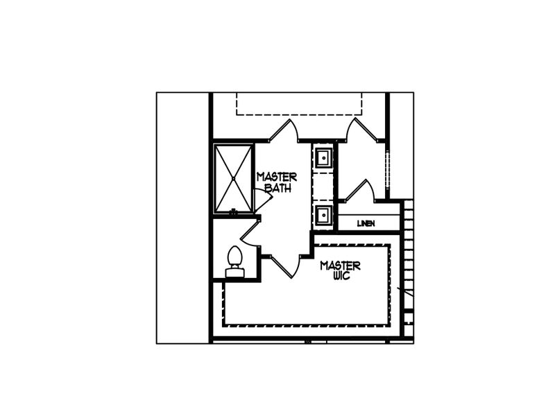 2D floor plan layout for the The Serenity by My Home Communities in Magnolia Ridge, Monroe, GA (Image 7). 2D floor plan layout for the The Serenity by My Home Communities in Magnolia Ridge, Monroe, GA (Image 7).