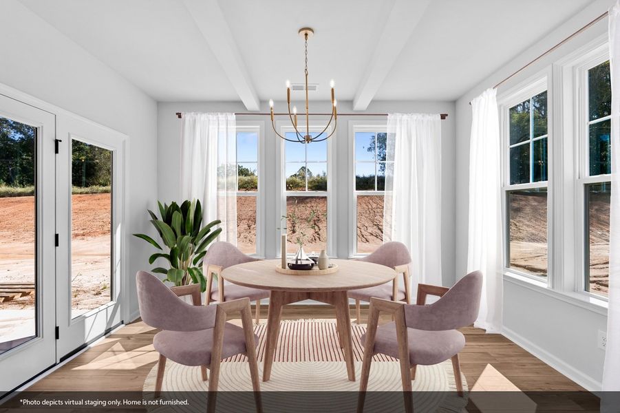 Furnished interior view inside a new home in Fieldstone, Lexington (Image 7).