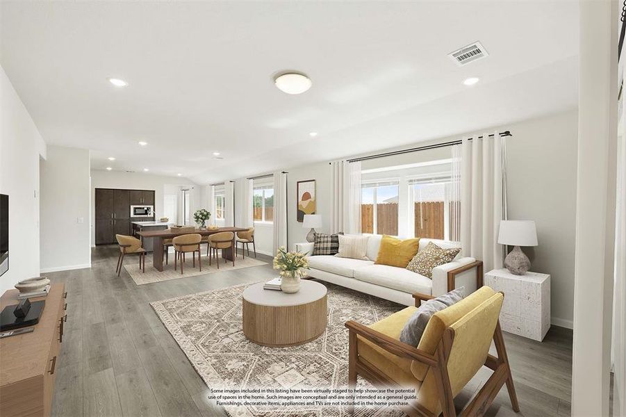 Furnished interior view inside a new home in Georgetown at Kings Fort, Kaufman (Image 15).