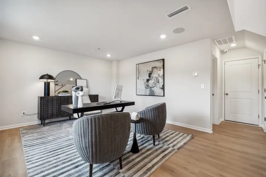 Furnished interior view inside a new home in Senata at Research Park, Charlotte (Image 7).