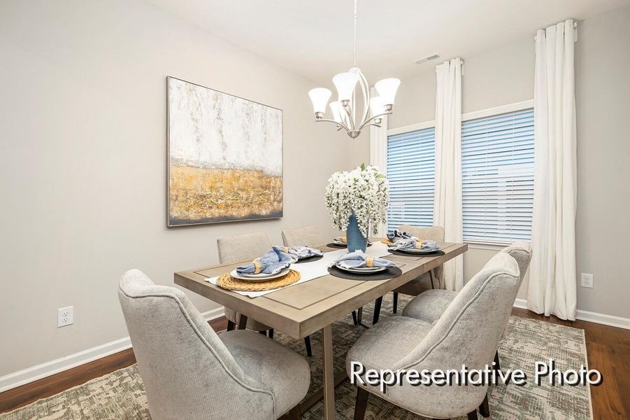 Furnished interior view inside a new home in , Ridgeville (Image 12).