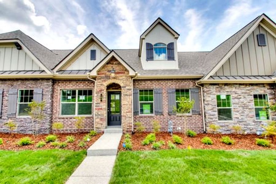 Courtyard Cottage - Elevation E (*This is a model representation. Selections and Finishes may vary.)