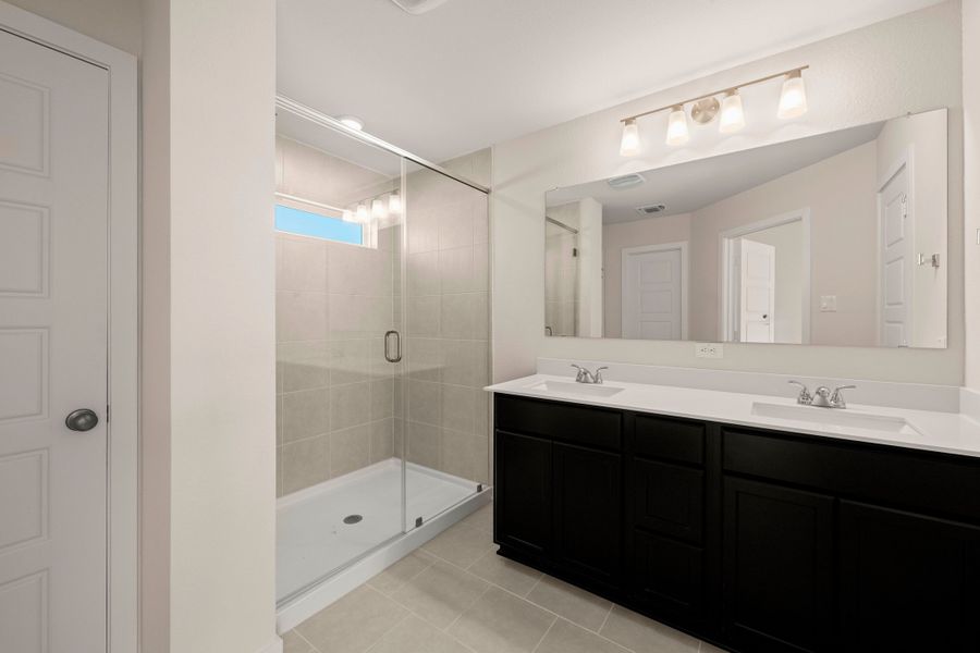 Furnished interior view inside a new home in The Village at Elm Creek, Troy (Image 5).