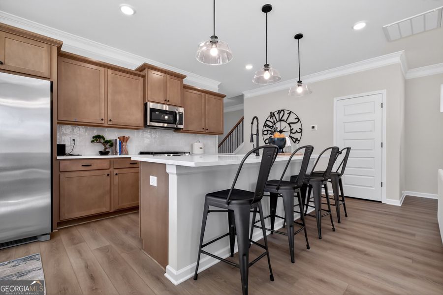 Furnished interior view inside a new home in Stonebridge North, Macon (Image 10).
