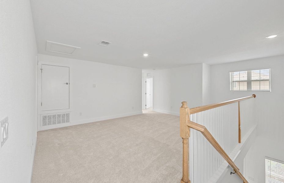 Spacious, unfurnished interior of a new home in Saddleback at Santa Rita Ranch, Liberty Hill (Image 8). Spacious, unfurnished interior of a new home in Saddleback at Santa Rita Ranch, Liberty Hill (Image 8).