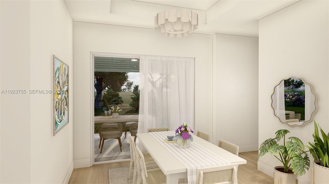 Furnished interior view inside a new home in , Punta Gorda (Image 6).