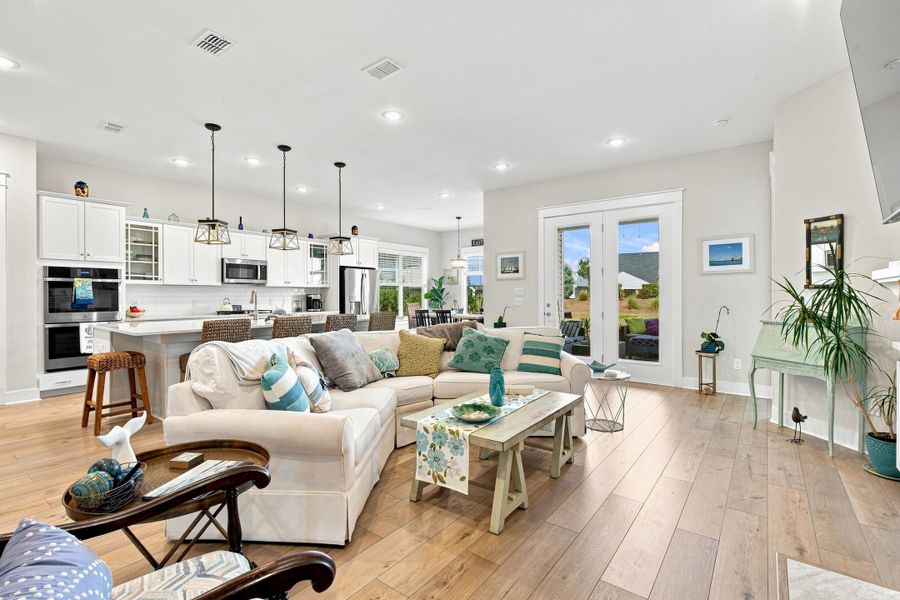 Furnished interior view inside a new home in , Summerville (Image 10). Furnished interior view inside a new home in , Summerville (Image 10).