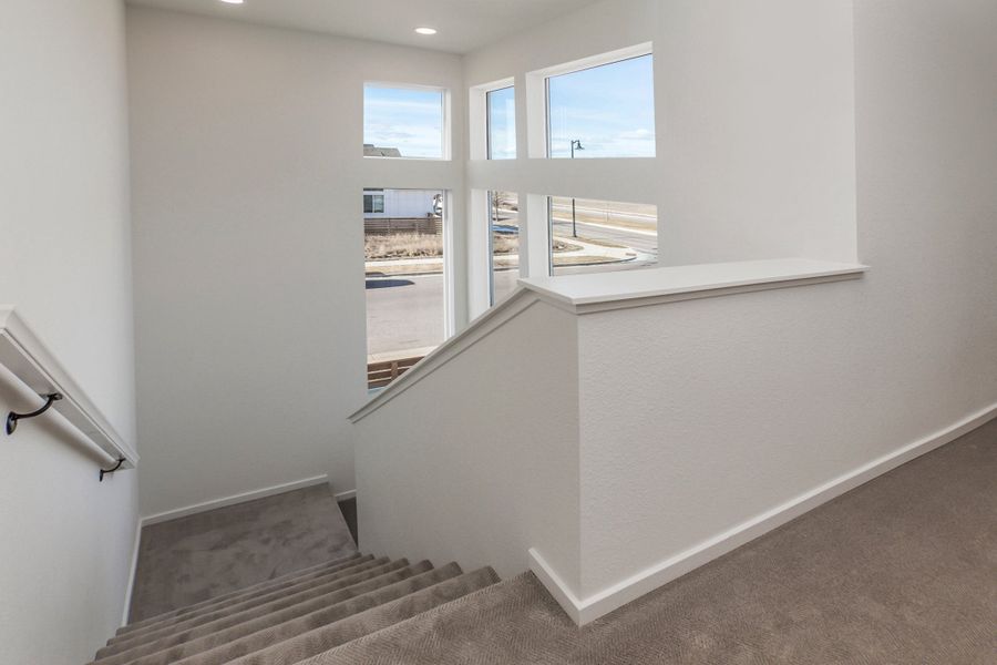 Spacious, unfurnished interior of a new home in Trailside, Timnath (Image 37). Spacious, unfurnished interior of a new home in Trailside, Timnath (Image 37).