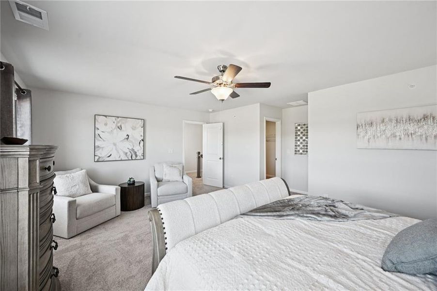 Furnished interior view inside a new home in Chastain Heights, Woodstock (Image 25). Furnished interior view inside a new home in Chastain Heights, Woodstock (Image 25).