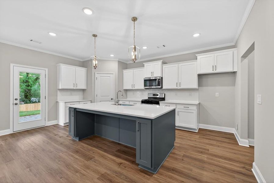 Furnished interior view inside a new home in , Sugar Hill (Image 9).