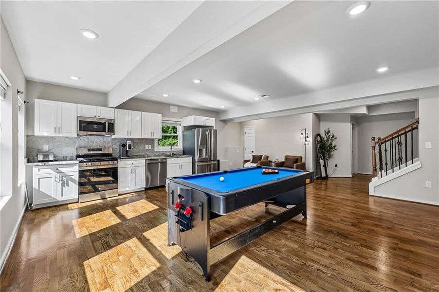 Furnished interior view inside a new home in , Flowery Branch (Image 30).