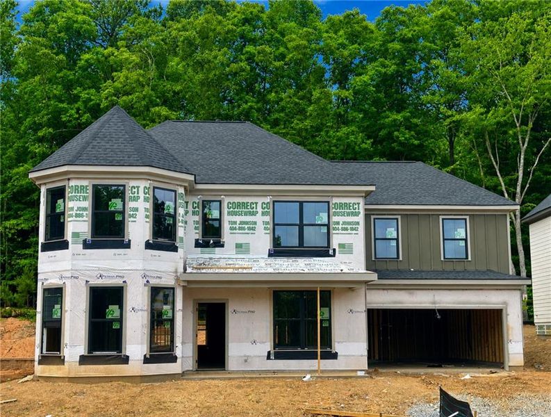 In-progress construction of a new home in , Buford, GA (Image 46). In-progress construction of a new home in , Buford, GA (Image 46).