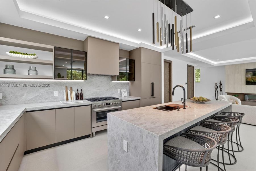 Furnished interior view inside a new home in , Fort Lauderdale (Image 69).