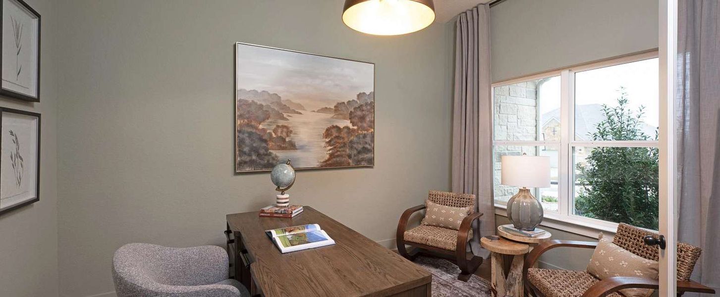 Representative furnished interior of a home built from the Carmen by Ashton Woods in Waldsanger, New Braunfels (Image 4). Representative furnished interior of a home built from the Carmen by Ashton Woods in Waldsanger, New Braunfels (Image 4).