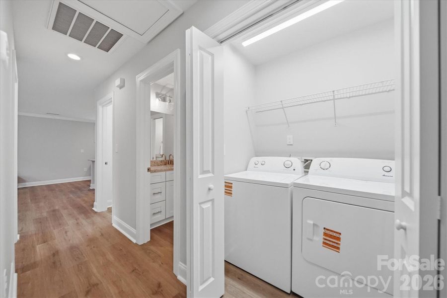 Furnished interior view inside a new home in , Hickory (Image 10).