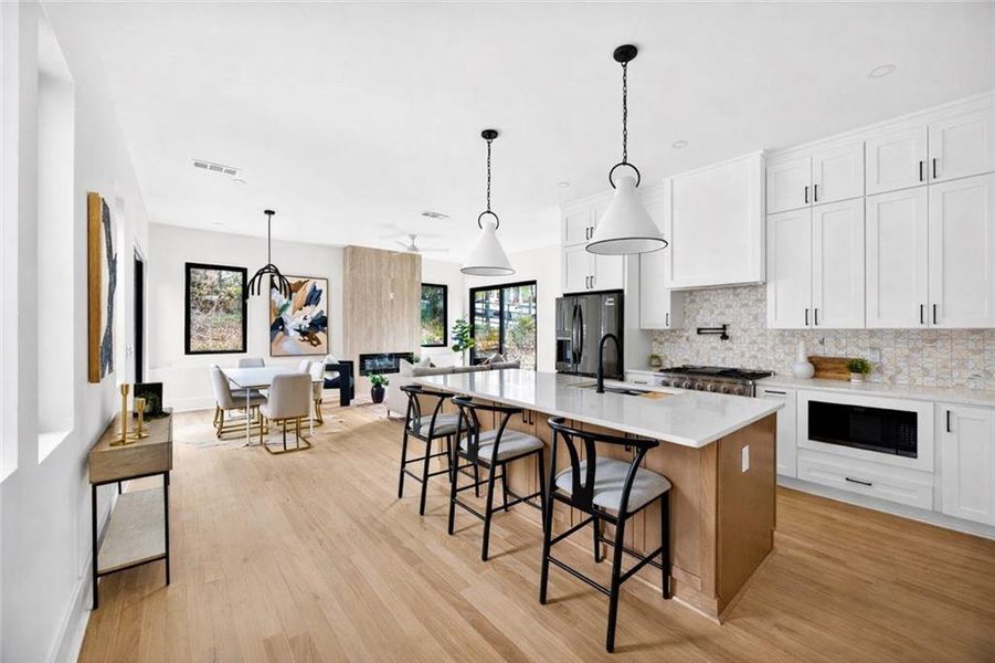 Furnished interior view inside a new home in , Atlanta (Image 8).