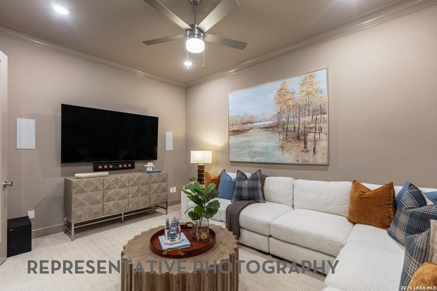 Furnished interior view inside a new home in Veramendi, New Braunfels (Image 13). Furnished interior view inside a new home in Veramendi, New Braunfels (Image 13).