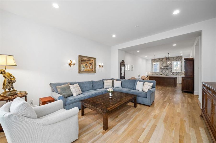 Furnished interior view inside a new home in , Atlanta (Image 35).