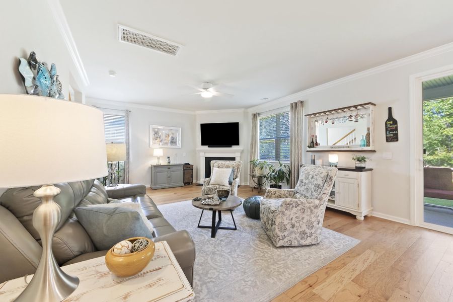 Furnished interior view inside a new home in The Ponds, Summerville (Image 33).
