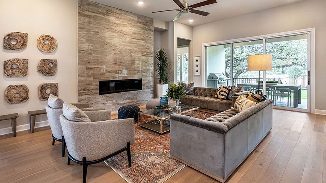 Representative furnished interior of a home built from the Artisan by Taylor Morrison in Travisso Naples Collection, Leander (Image 4). Representative furnished interior of a home built from the Artisan by Taylor Morrison in Travisso Naples Collection, Leander (Image 4).