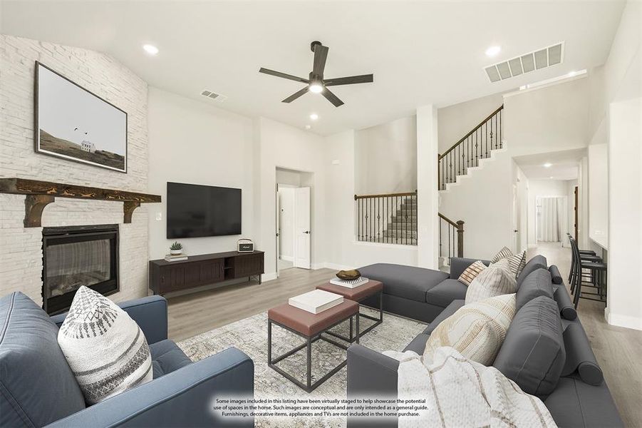 Furnished interior view inside a new home in Maplewood, Glenn Heights (Image 13). Furnished interior view inside a new home in Maplewood, Glenn Heights (Image 13).