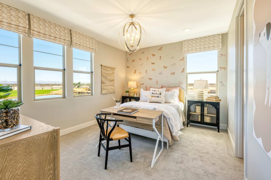 Representative furnished interior of a home built from the Grove 50-3 by Tri Pointe Homes in Soleo, San Tan Valley (Image 12).