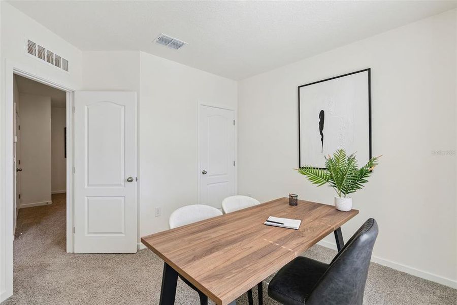 Furnished interior view inside a new home in Oak Pointe, Apopka (Image 23). Furnished interior view inside a new home in Oak Pointe, Apopka (Image 23).