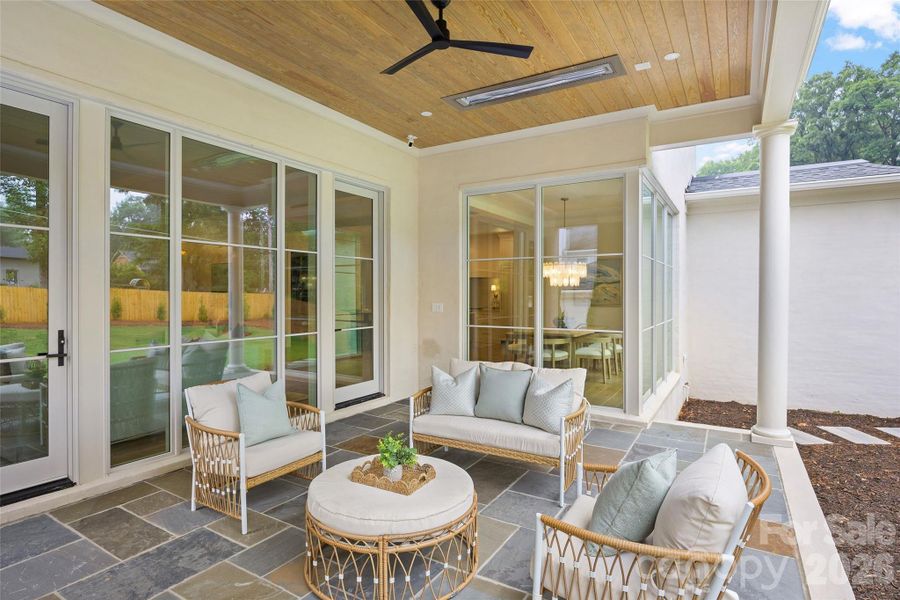 Exterior details and patio area of a home in , Charlotte (Image 28). Exterior details and patio area of a home in , Charlotte (Image 28).