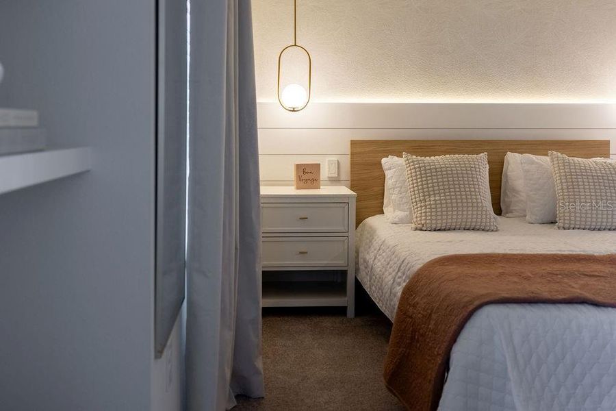 Furnished interior view inside a new home in , Clermont (Image 61).