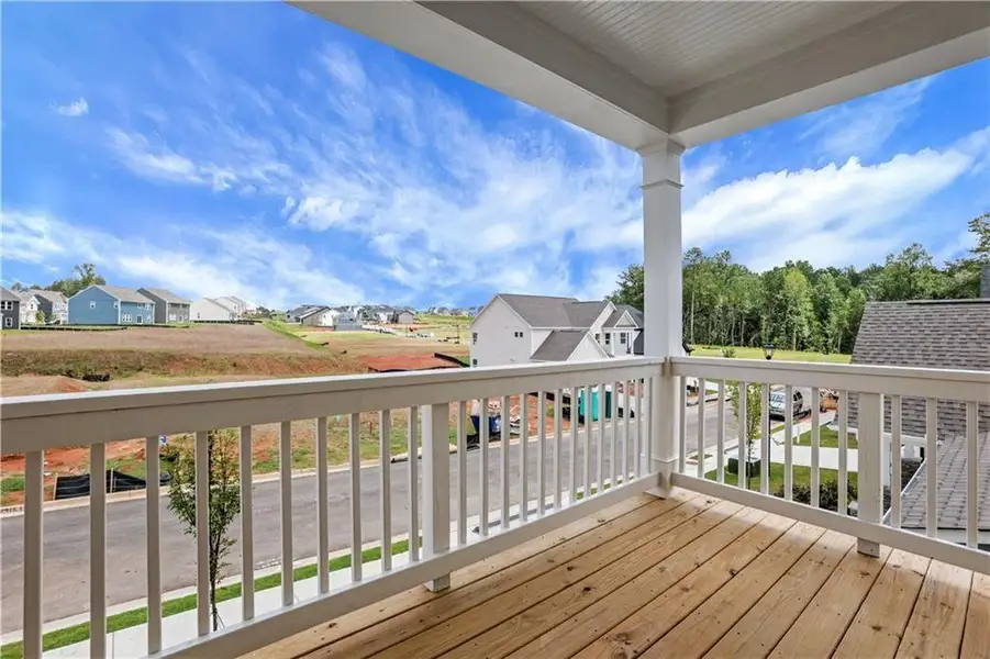 Exterior details and patio area of a home in Twin Lakes, Hoschton (Image 3).