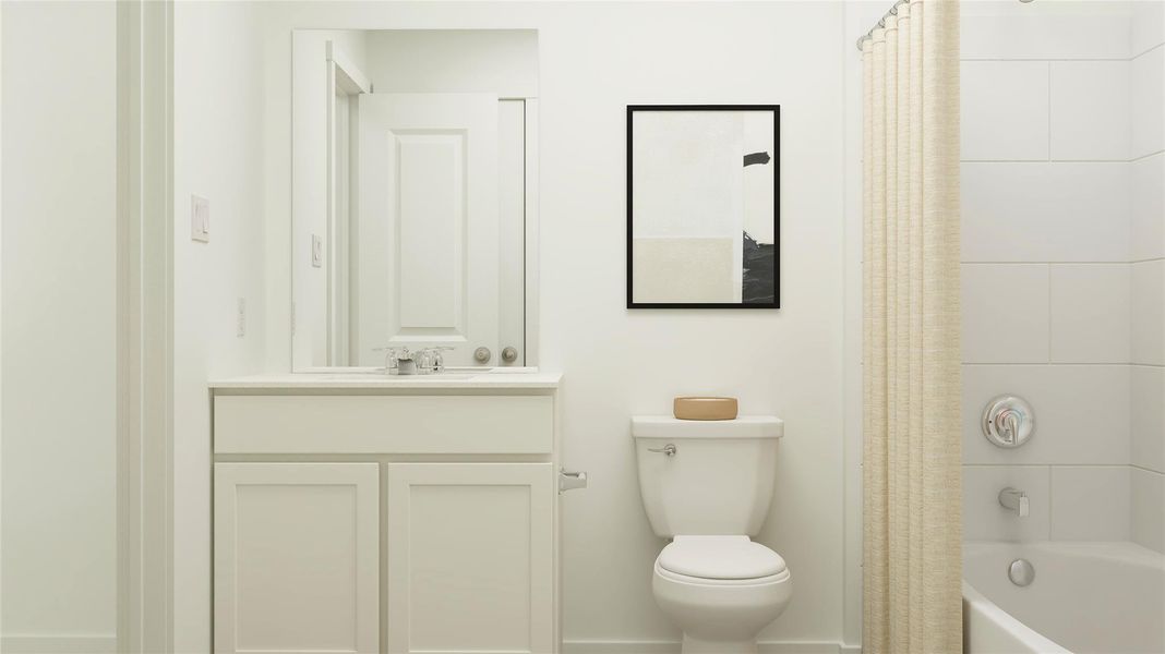 Close-up of interior finishes inside a home in Meadowlark Preserve: Lonestar Collection, Pflugerville (Image 21).