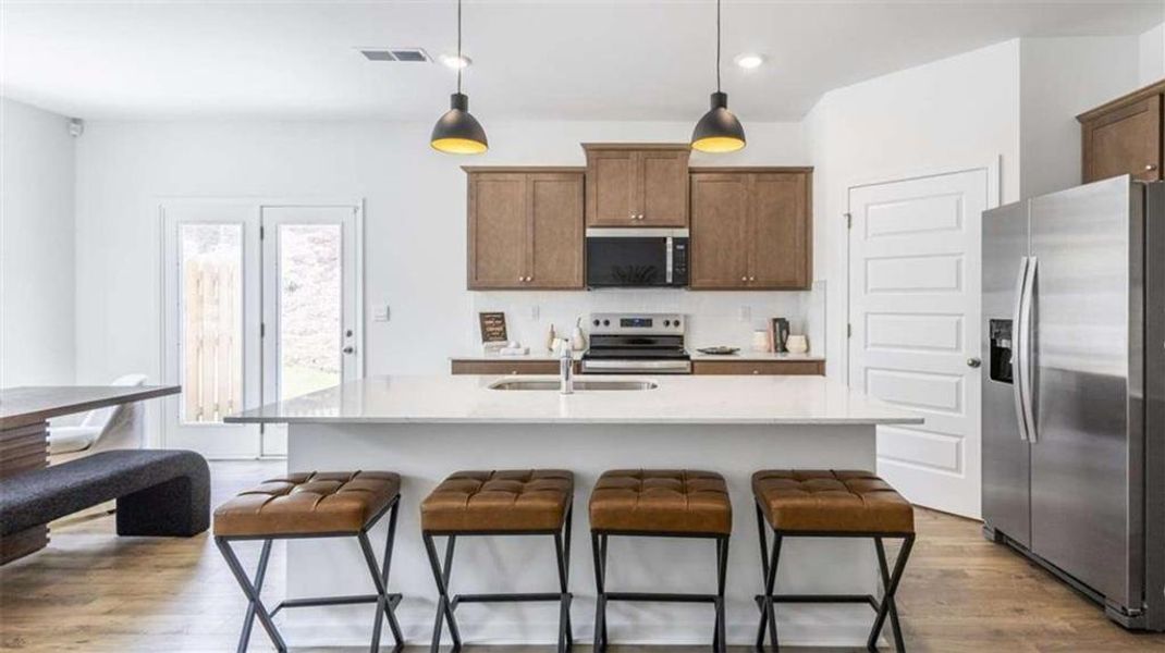 Furnished interior view inside a new home in Barrett Cove, Marietta (Image 13).