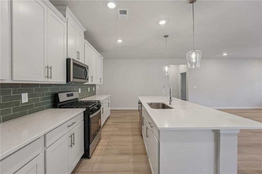 Furnished interior view inside a new home in Westmont Preserve, Powder Springs (Image 11).
