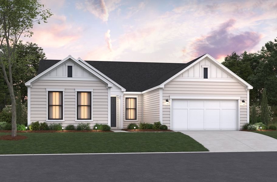 Representative exterior photo of a completed home built from the Reynolds by Beazer Homes in Marshfield: Signature Collection, Longs, SC (Image 19). Representative exterior photo of a completed home built from the Reynolds by Beazer Homes in Marshfield: Signature Collection, Longs, SC (Image 19).