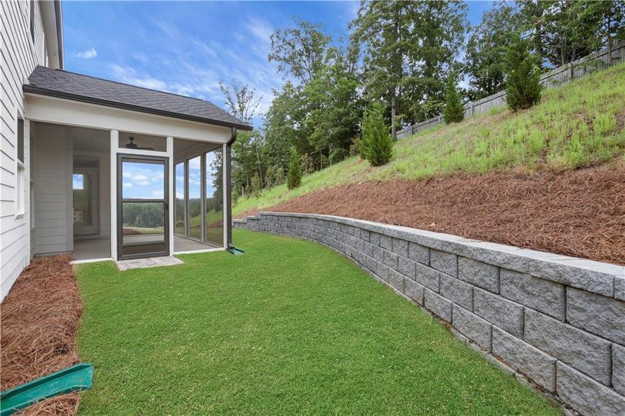 Exterior details and patio area of a home in Arbor West, Dawsonville (Image 28).