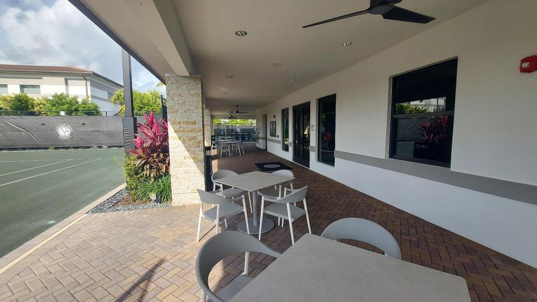 Tennis Pro Shop Covered Area