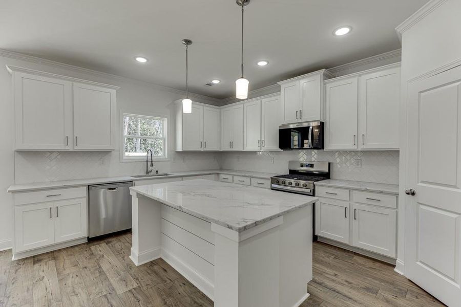 Furnished interior view inside a new home in , Commerce (Image 11).
