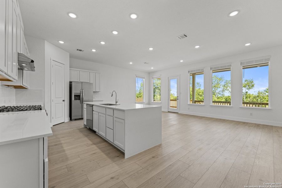 Furnished interior view inside a new home in , New Braunfels (Image 7). Furnished interior view inside a new home in , New Braunfels (Image 7).