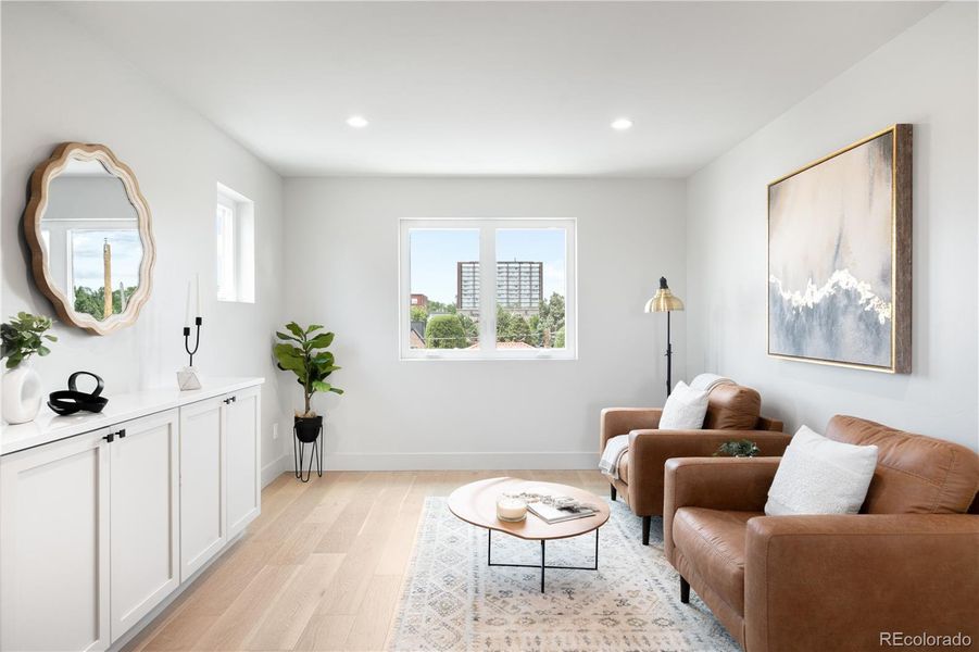 Furnished interior view inside a new home in , Denver (Image 3).