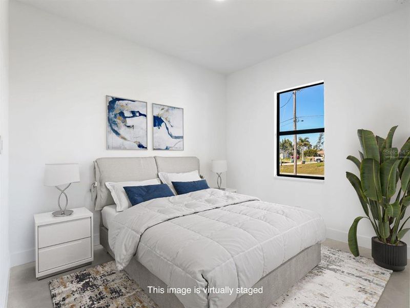 Furnished interior view inside a new home in , Cape Coral (Image 15). Furnished interior view inside a new home in , Cape Coral (Image 15).