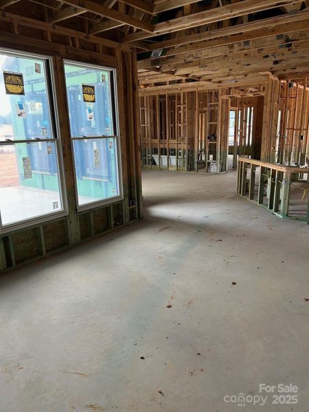 In-progress construction of a new home in The Courtyards at Hodges Farm, Charlotte, NC (Image 3).