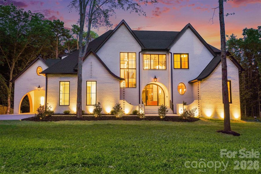 Front exterior of a new home in , Mint Hill, NC, highlighting curb appeal (Image 2). Front exterior of a new home in , Mint Hill, NC, highlighting curb appeal (Image 2).
