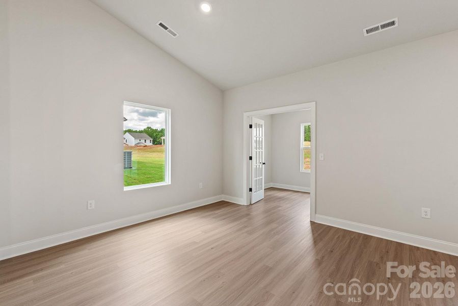 Spacious, unfurnished interior of a new home in Ascot Woods, Charlotte (Image 12). Spacious, unfurnished interior of a new home in Ascot Woods, Charlotte (Image 12).